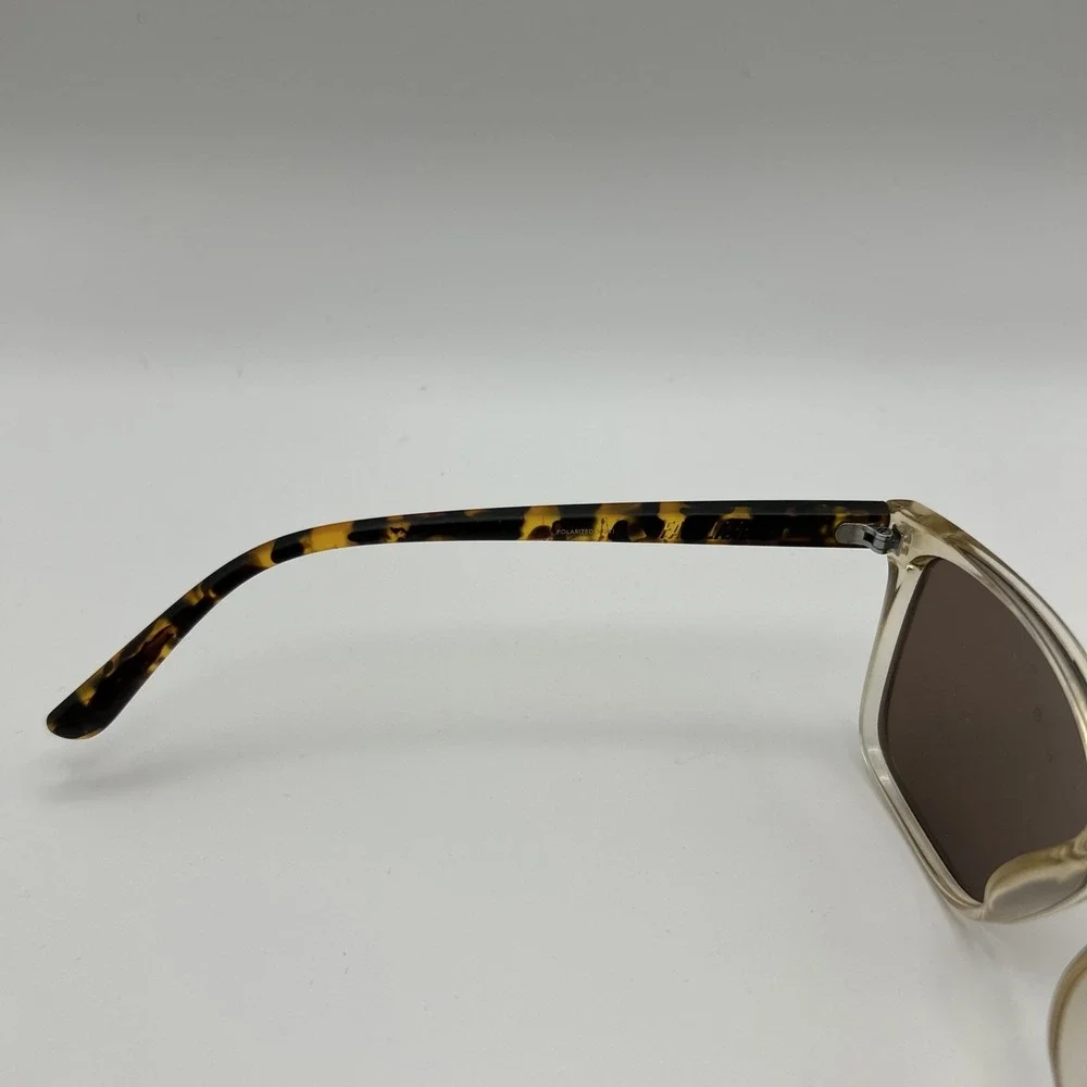 Knockaround Fast Lanes Tortoise/Clear Frame Sunglasses Brown Lenses